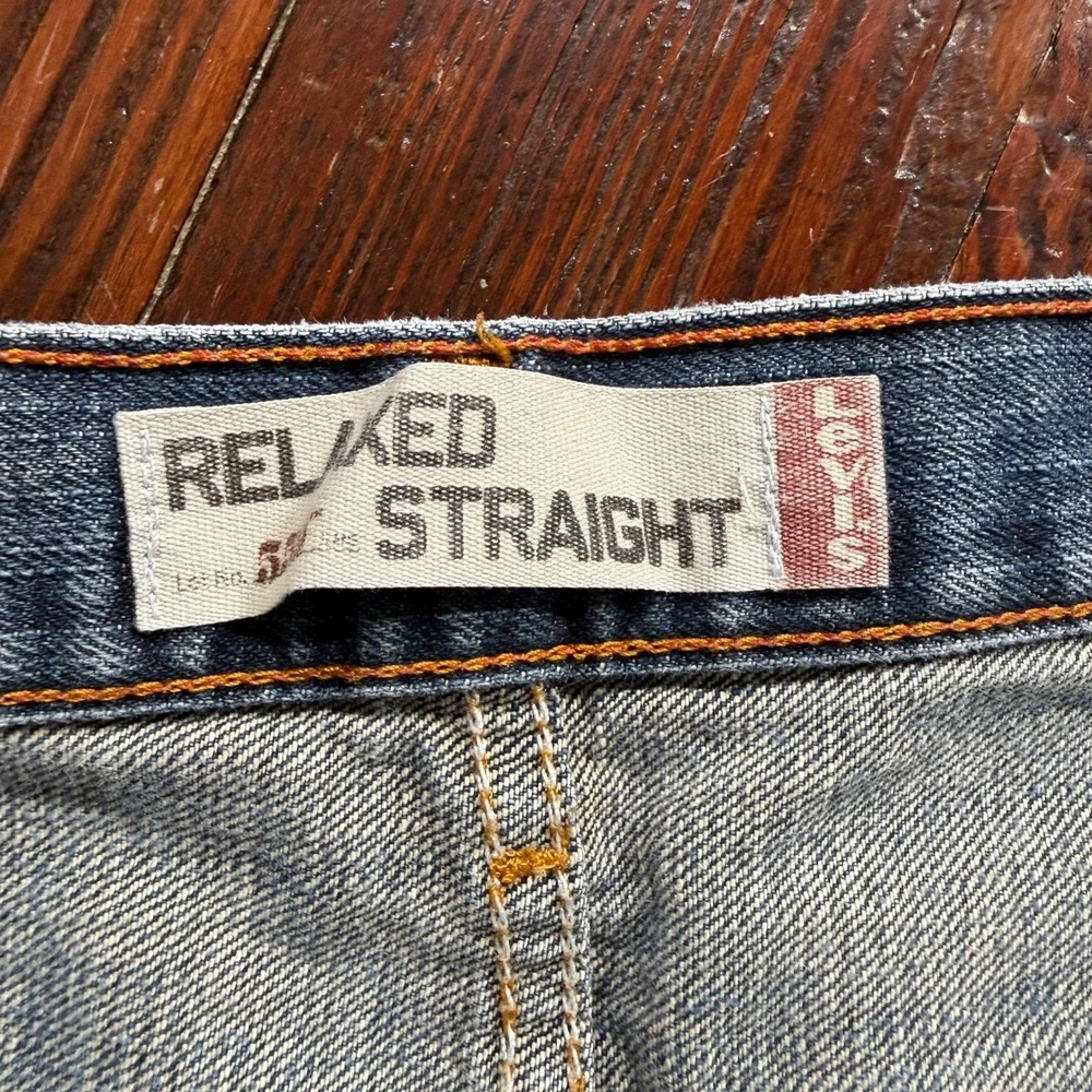 Levis 559 Jeans Mens 33x32‎ Blue Relaxed Straight 90s Wide Leg Baggy Skater